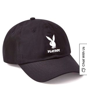 Black playboy hat🐰